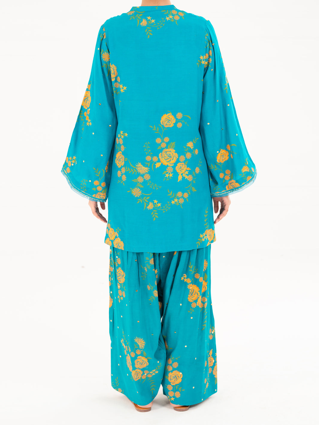 Ferozi Poly-Raw Silk 2Pc Stitched - AWP-2PS-LKS-827