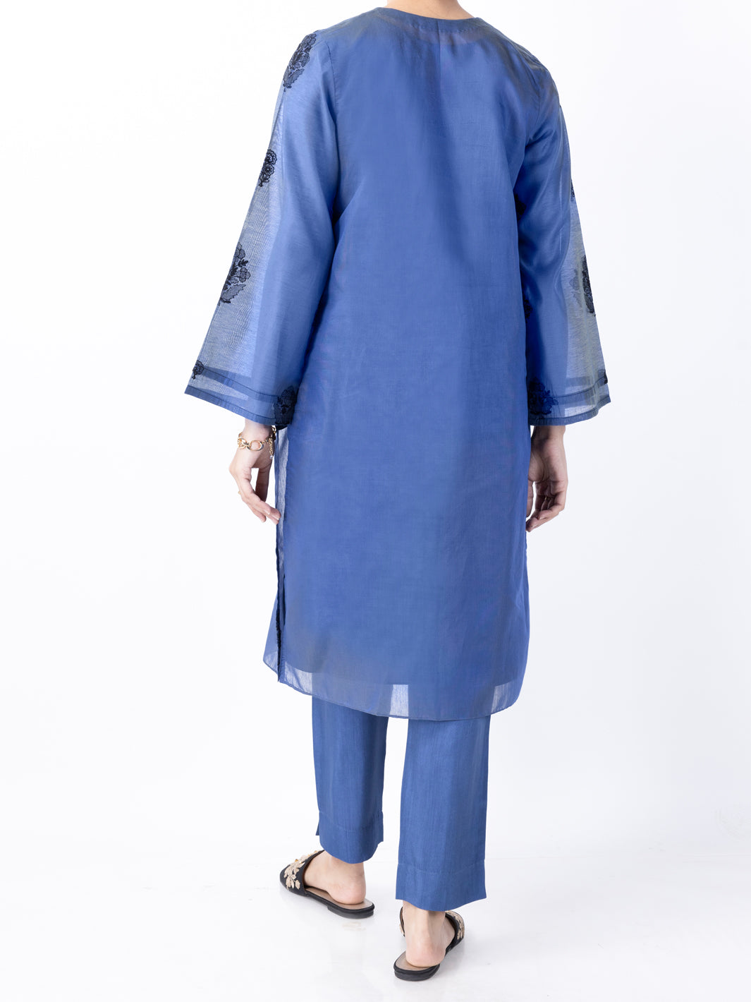 Blue Modal 2 Piece Stitched - AL-2PS-LKS-946A - Almirah Online