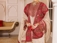 Beige Mesuri 3Pc Formal Stitched - AL-3PS-LS-452