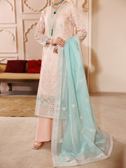 Light Pink Stripe Khaddi 3 Piece Formal Stitched - AL-3PS-LS-456 - Almirah Online