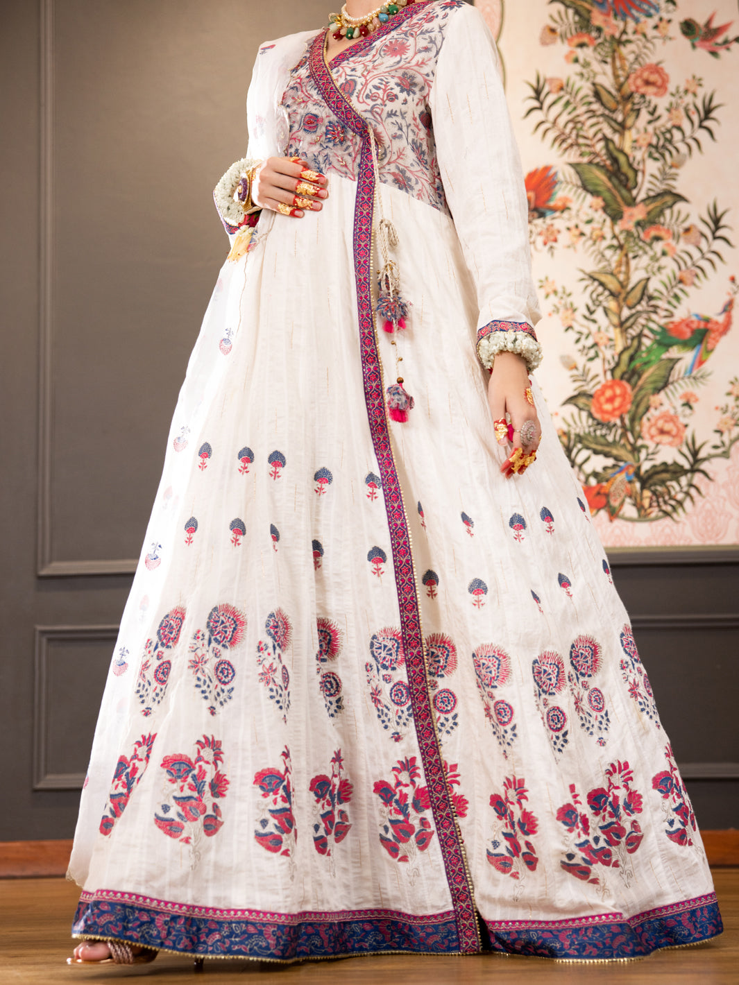 White Yarn Dyed 3 Piece Formal Stitched - AL-3PS-LS-466 - Almirah Online