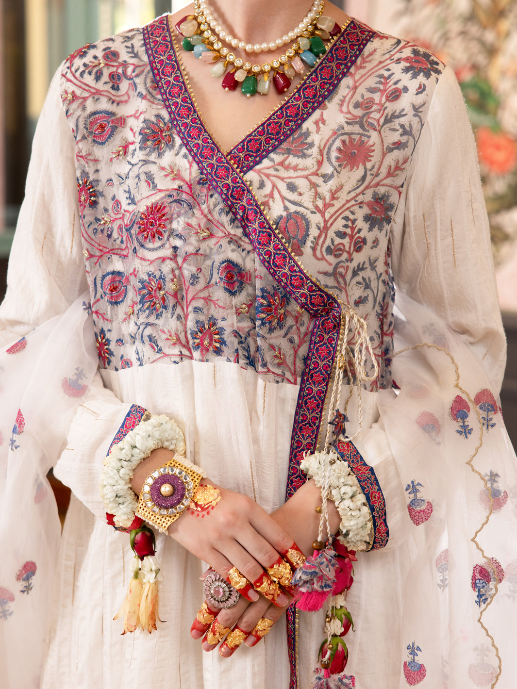 White Yarn Dyed 3 Piece Formal Stitched - AL-3PS-LS-466 - Almirah Online