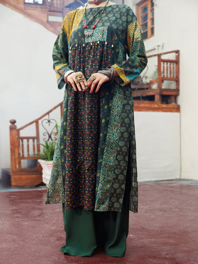 Green Cambric Tunic - AWP-LK-715