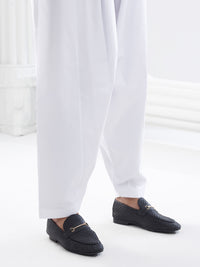 White Blended Shalwar - AL-MS-CS-1001