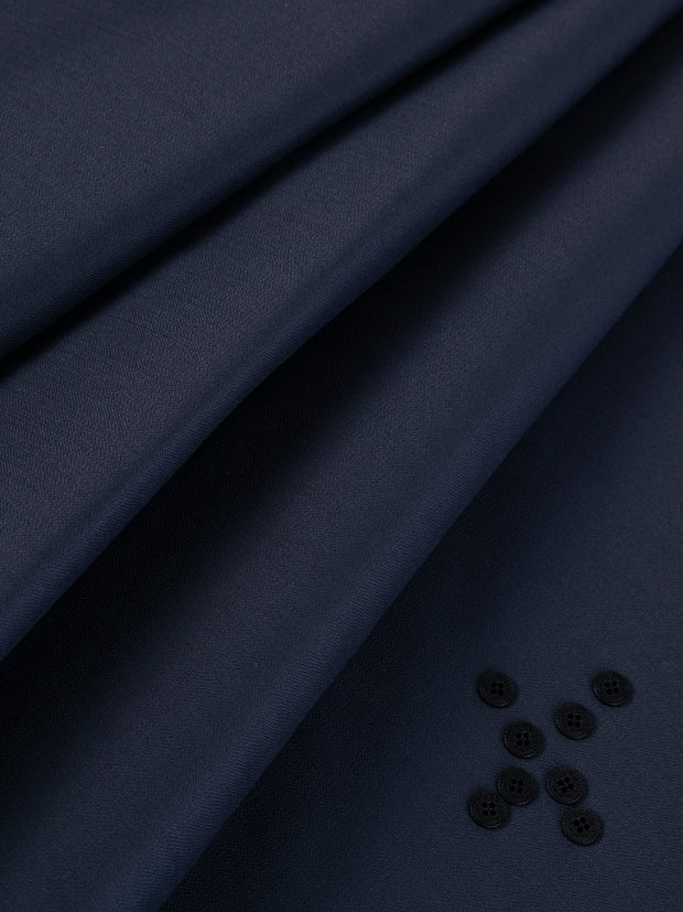 Grey Blended Men Unstitched Fabric - AL-UN-NZM-6150
