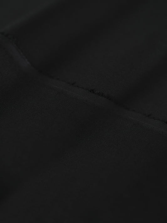 Black Blended Unstitched Fabric - AL-UN-NZM-6239