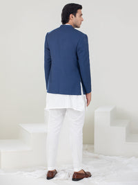 Blue Blended Prince Coat - AL-PCS-050