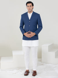 Blue Blended Prince Coat - AL-PCS-050