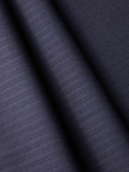 Charcoal Grey Plain Unstitched Fabric - AL-UN-NZM-15129