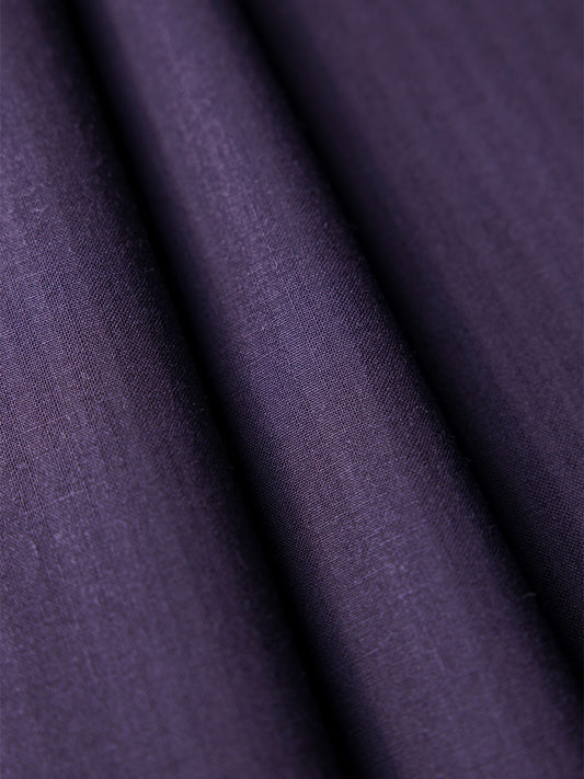 Plum Plain Unstitched Suit - AL-UN-NZM-15129
