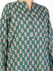Green Lawn Co-ord Set - ALP-2PS-SLKS-2242