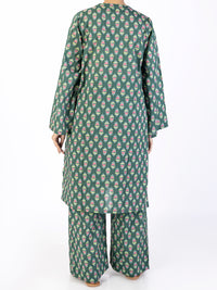 Green Cambric Co-ord Set - ALP-2PS-SLKS-2242