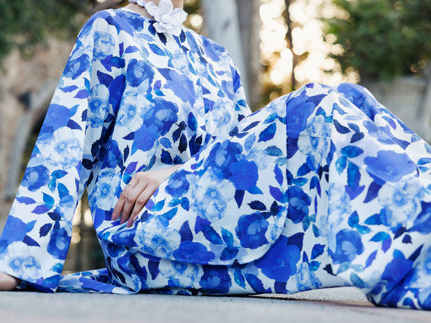 Blue Lawn Co-ord Set - ALP-2PS-SLKS-2243