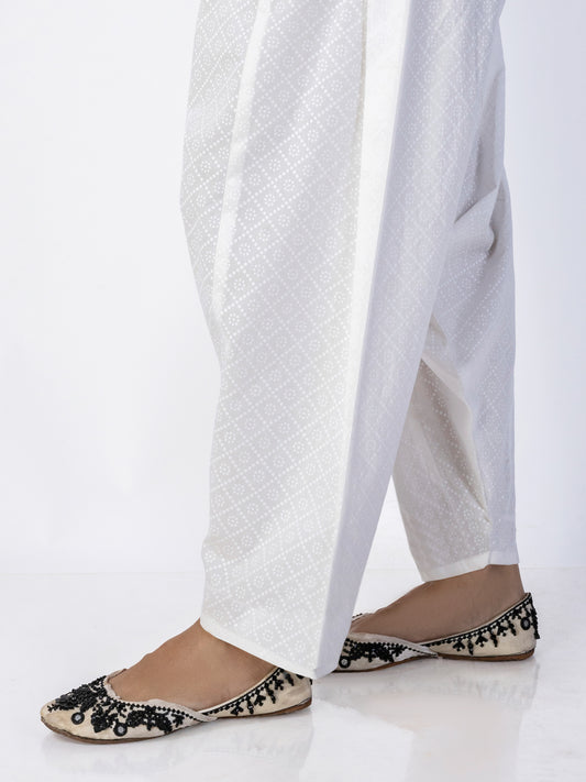 White Cambric Trousers - AL-T-691