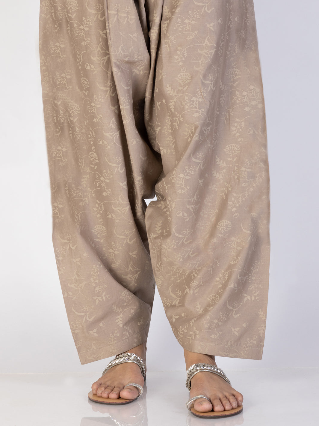 Grey Cambric Trousers - AL-T-711 - Almirah Online