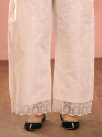 White Dyed Trousers - AL-T-731