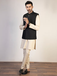 Black Blended Waistcoat - AL-WC-483