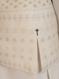 Cream Blended Waistcoat - AL-WC-543A