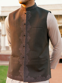 Brown Blended Waistcoat - AL-WC-544B
