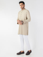 Sage Green Blended Kurta - AL-K-1256