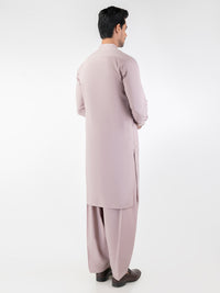 Light Purple Blended Kameez Shalwar - AL-KS-3148