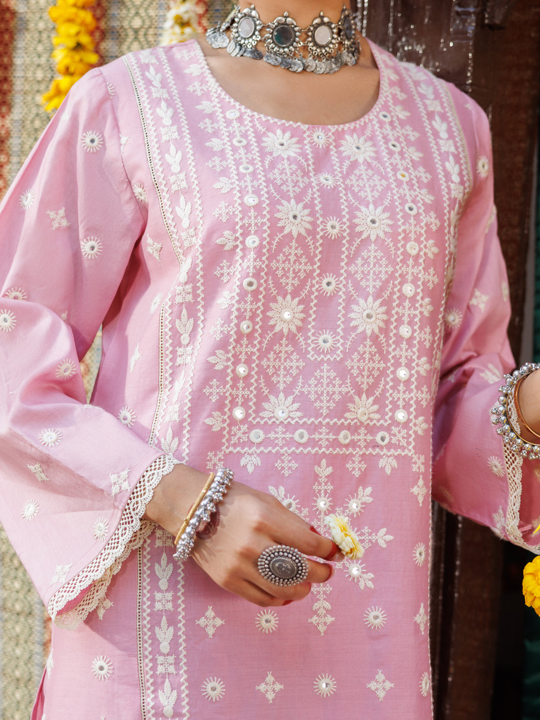Pink Lawn Kurti - AL-LK-1064