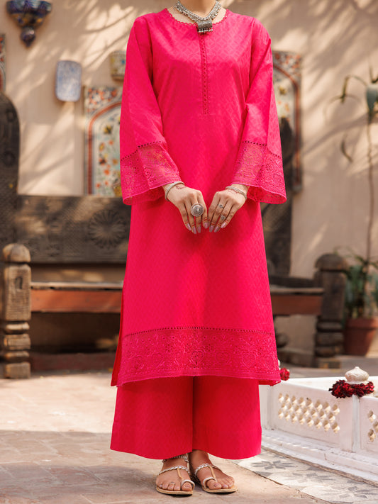 Pink Lino Kara 2 Piece Stitched - AL-2PS-LKS-1054