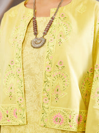 Lime Green Cambric 2Pc Stitched - AL-2PS-LKS-1057