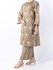 Brown Modal 2 Piece Stitched - AL-2PS-LKS-948 - Almirah Online