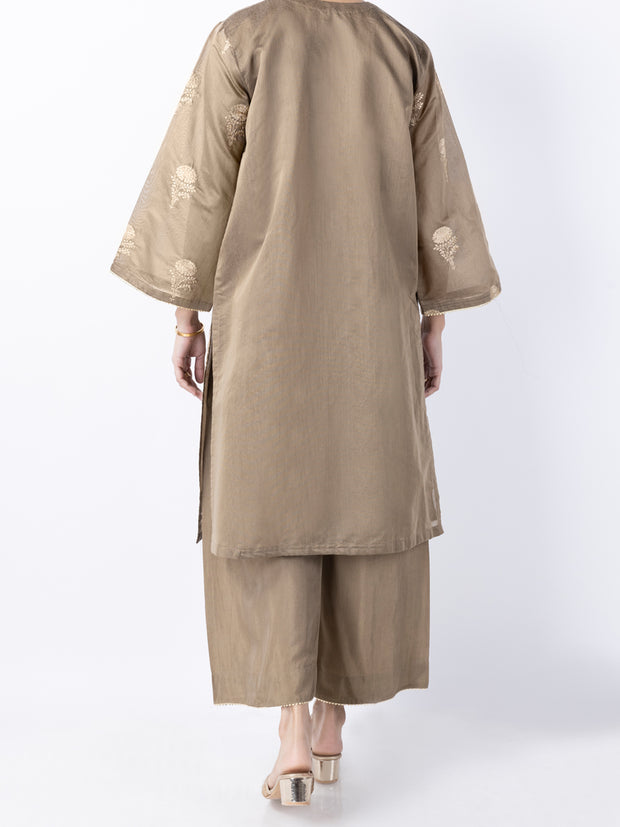 Brown Modal 2 Piece Stitched - AL-2PS-LKS-948 - Almirah Online