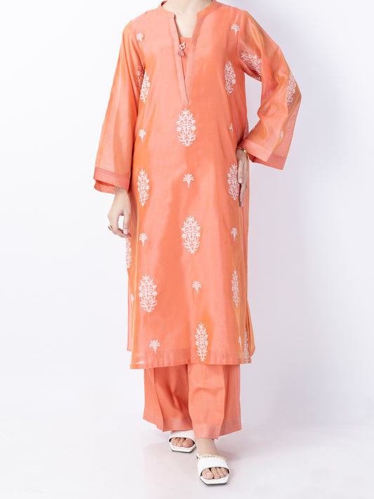 Peach Modal 2 Piece Stitched - AL-2PS-LKS-949A