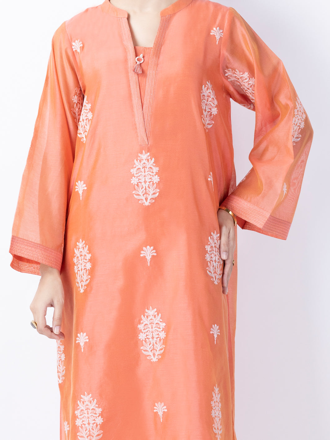 Peach Modal 2 Piece Stitched - AL-2PS-LKS-949A