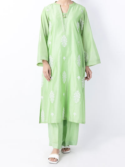 Light Green Modal 2 Piece Stitched - AL-2PS-LKS-949B - Almirah Online