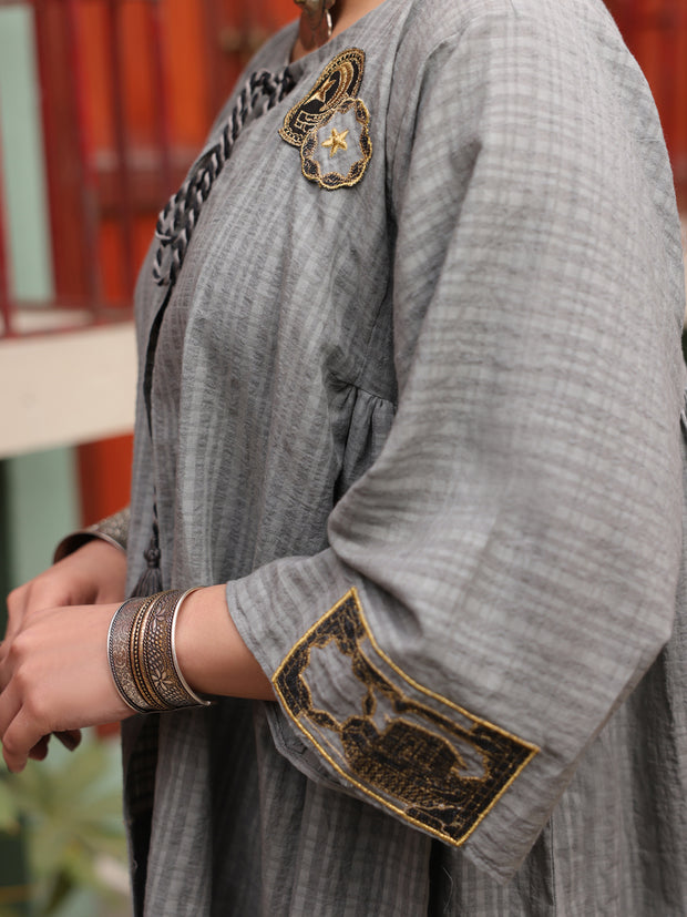 Grey Dobby Kurti - AL-LK-921