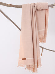 Light Pink Woolen Shawl For Men - AL-SH-011
