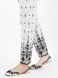 White Dyed Trousers - AL-T-669