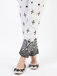 White Dyed Trousers - AL-T-670