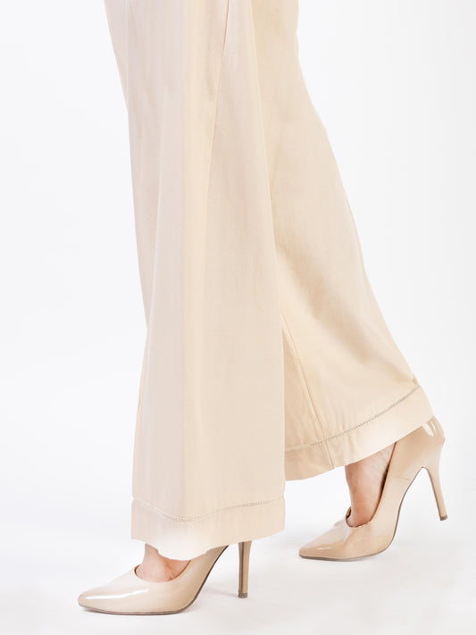Cream Lawn Trousers - AL-T-674