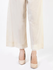 Cream Lawn Trousers - AL-T-675