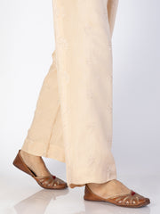 Cream Viscose Trousers - AL-T-702 - Almirah Online