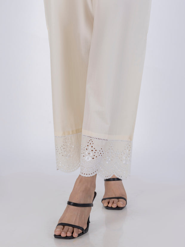 Off White Dyed Trousers - AL-T-733