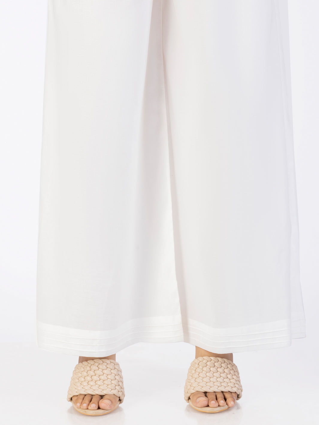White Dyed Trousers - AL-T-756
