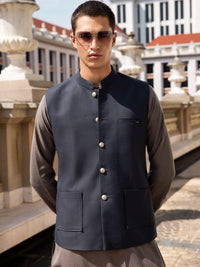 Grey Blended Waistcoat - AL-WC-534