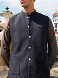 Grey Blended Waistcoat - AL-WC-534