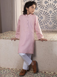 Pink Blended Kurta - ALBY-K-009
