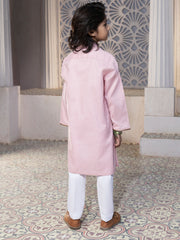 Pink Blended Kurta - ALBY-K-009