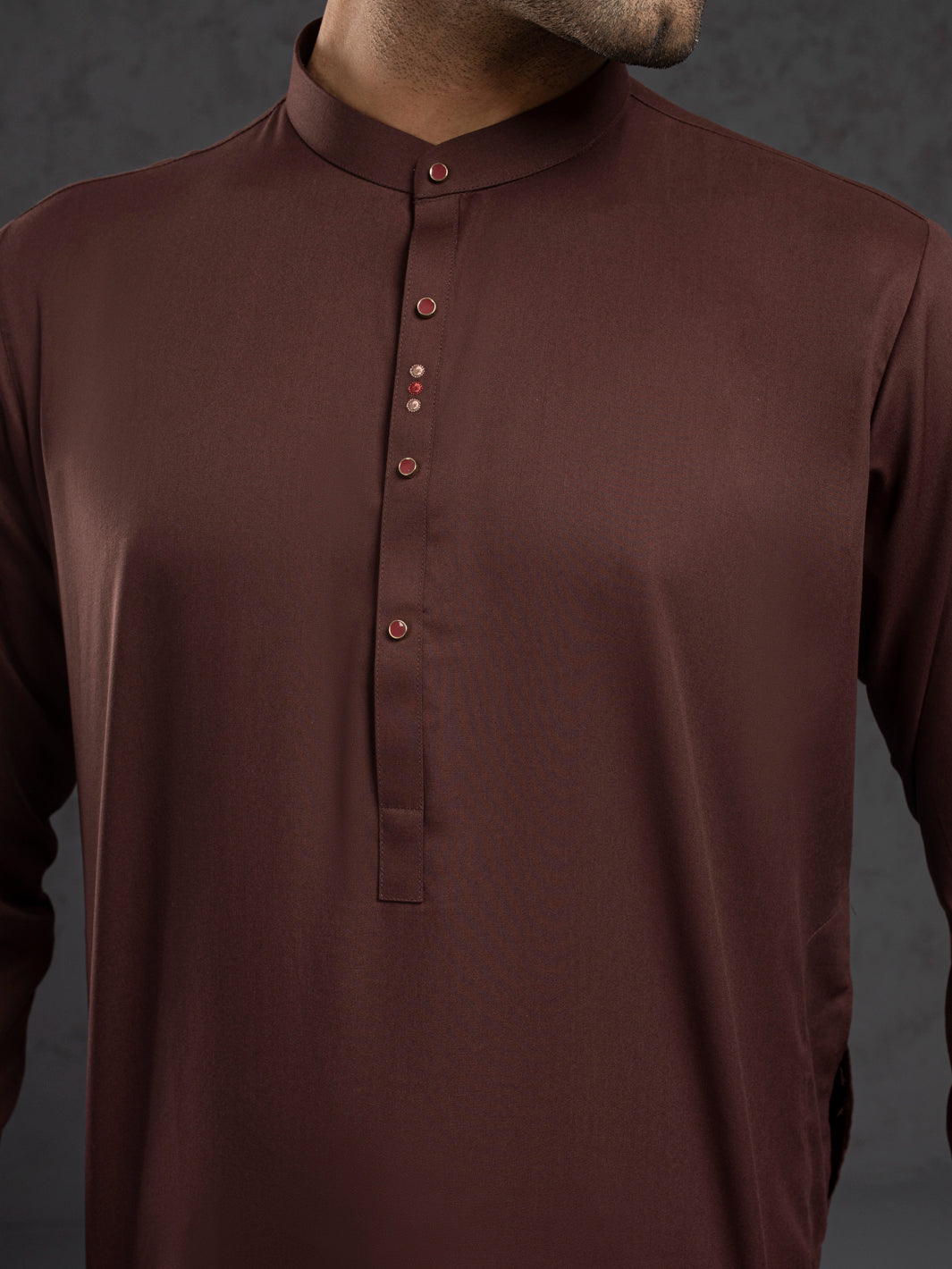 Maroon Plain Kameez Shalwar - ALET-KS-1016-R4