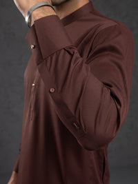 Maroon Plain Kameez Shalwar - ALET-KS-1016-R4