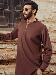 Maroon Plain Kurta Trouser - ALET-KT-1006R-1