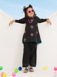 Black Cambric 2 Piece Stitched - ALGR-2PS-LKS-1009